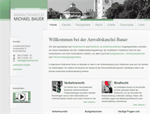 Tablet Screenshot of anwalt-bauer.de